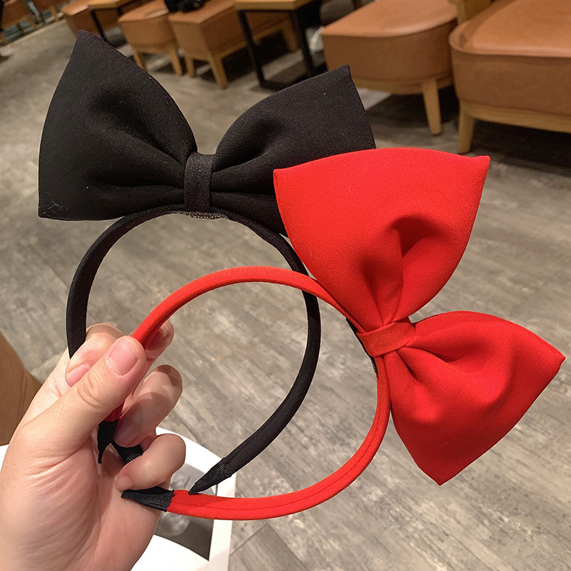 Cosplay Prop Bow - Leuke meisjes rode grote boog hoofdband