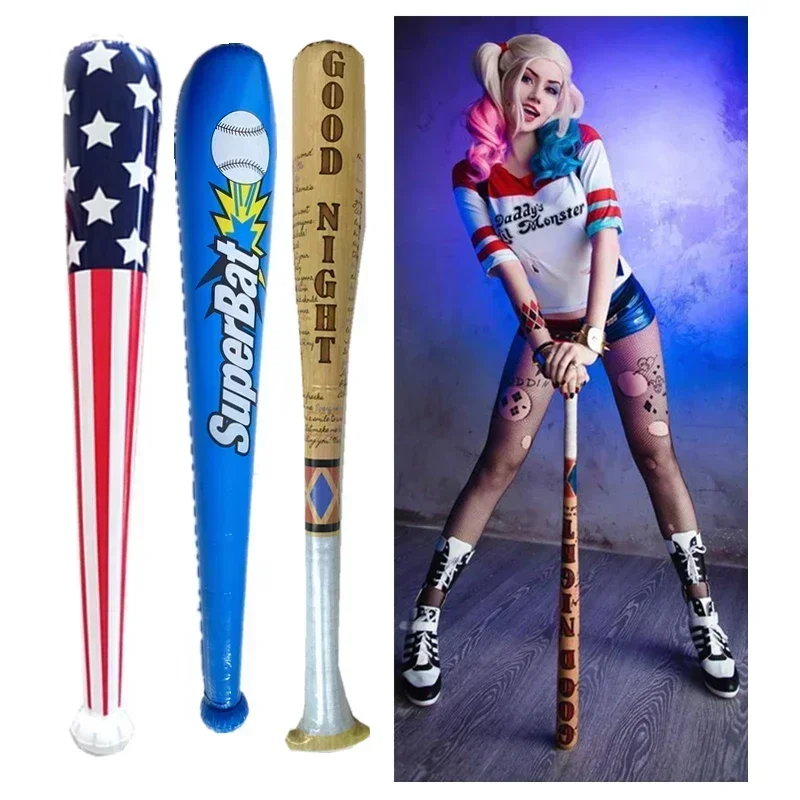 Cosplay Bat Prop - Schoonheid meisje massief houten honkbal Harleen