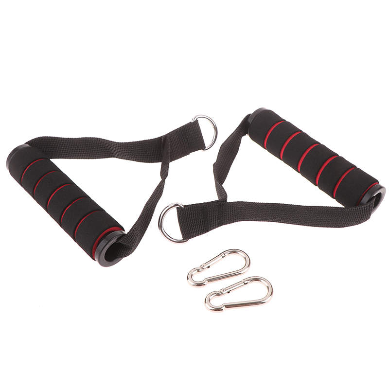 D Ring Strap - Metal handgrepen voor kabelmachines, weerstandsbanden en