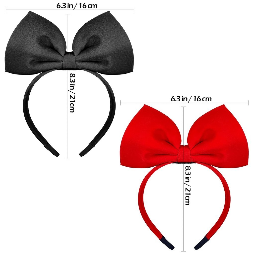 Leuke meisjes rode grote boog  - Cosplay Prop Bow recensie en prijs