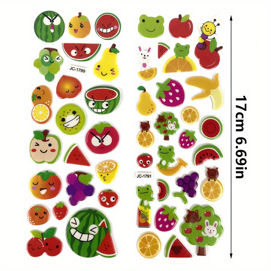 6 vellen 3D gezwollen stickers - Eva Foam Sheet recensie en prijs