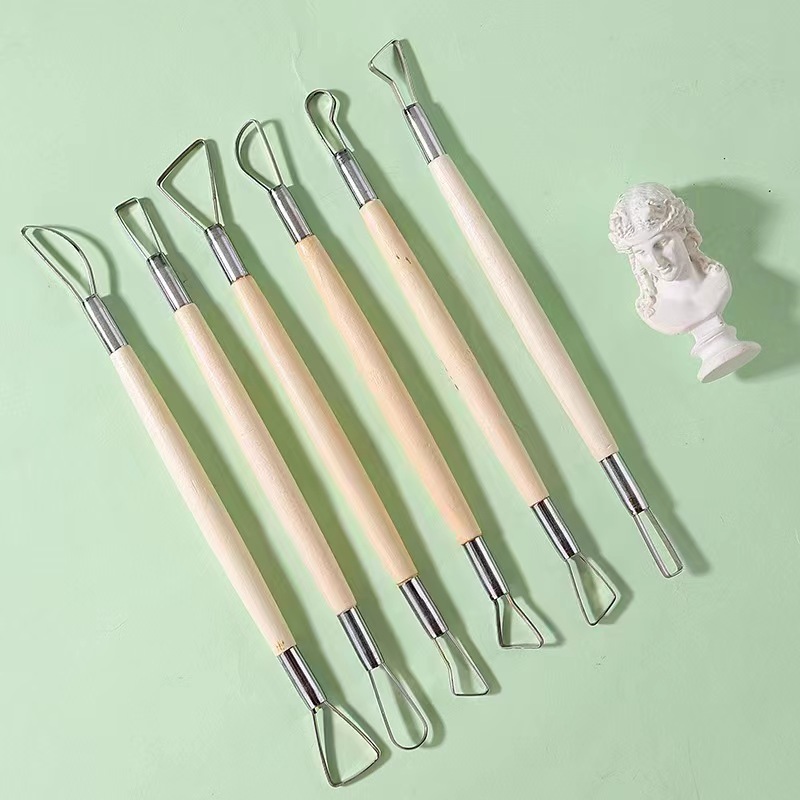 6 STKS houten handvat wax aard - Craft Knife Set recensie en prijs